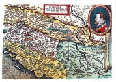 BUSSEMACHER,  JOHANN: MAP OF DALMATIA, SLAVONIA, CROATIA AND BOSNIA
